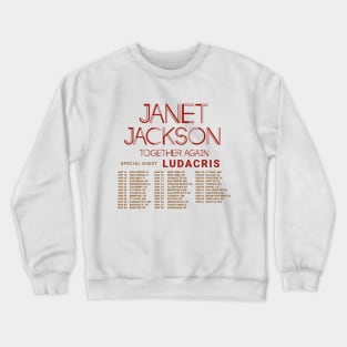 Janet Jackson Vintage Tour Concert Crewneck Sweatshirt
